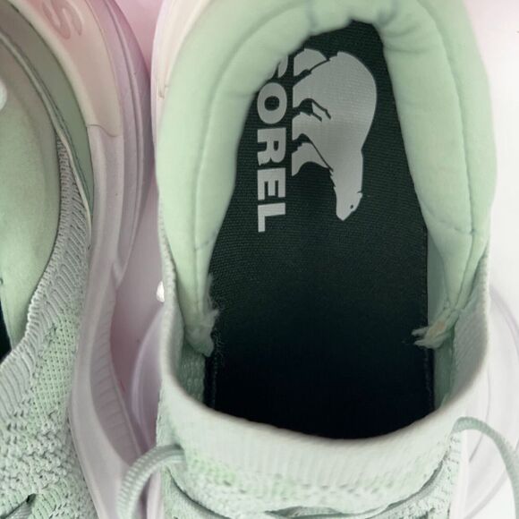 Sorel Explorer Blitz Stride Women's Size 6 Green White Lace Up Sneakers Shoes - Picture 13 of 16